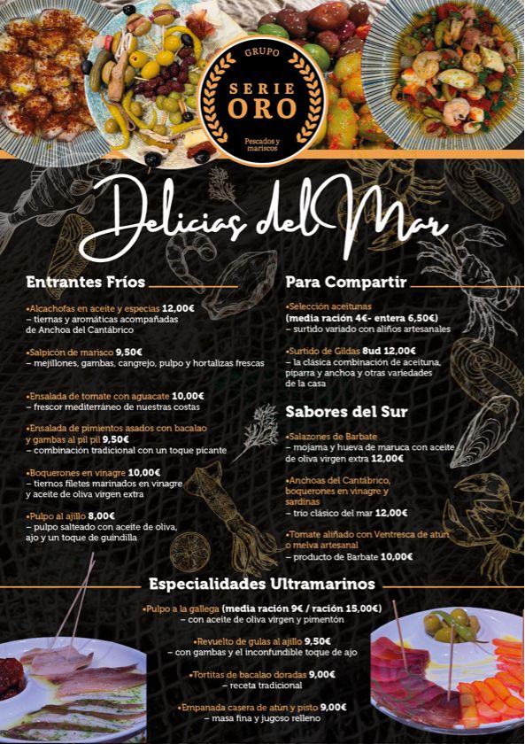 Carta Delicias del Mar, Gilderia, Serie Oro